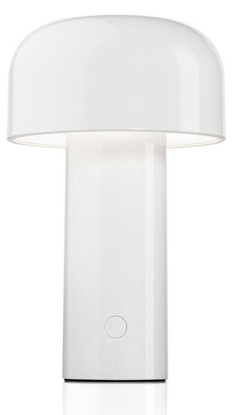 Stolové Lampa FLOS, Bellhop, stmievateľné, Biela, Obývacia izba, Plast, Dizajnový