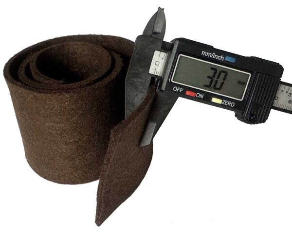 Dekoračný filc 3 mm, farba Hnědá, metráž 100cm 600gr