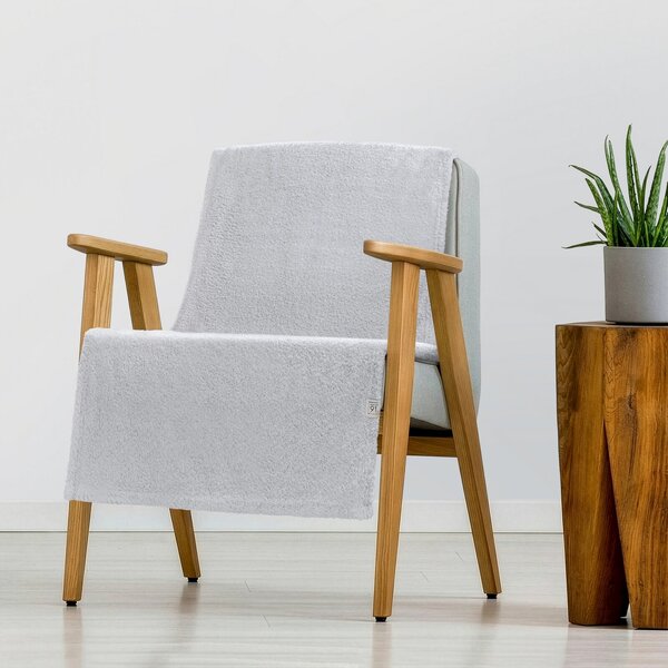 DEKA Z MIKROFLANELU LORI 70X160 CM STRIEBORNÁ