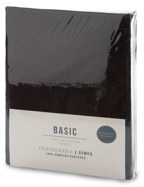 RENFORCÉ PRESTIERADLO BASIC 140X200 CM ČIERNE