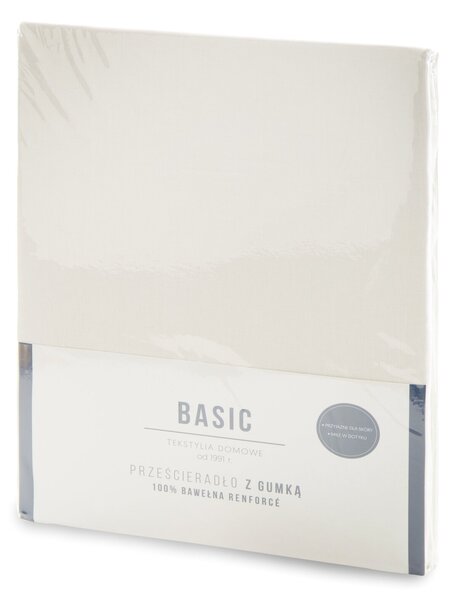 RENFORCÉ PRESTIERADLO BASIC 100X200 CM KRÉMOVÉ