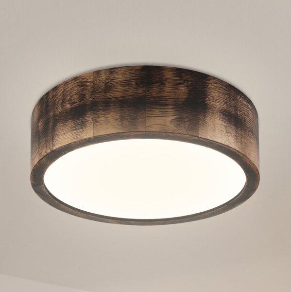 Brilagi - LED Stropné svietidlo CARVALHO SMOKEY LED/20W/230V dub pr. 27,5 cm