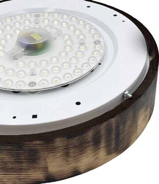 Brilagi - LED Stropné svietidlo CARVALHO SMOKEY LED/36W/230V dub pr. 37,5 cm