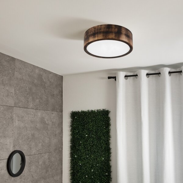 Brilagi - LED Stropné svietidlo CARVALHO SMOKEY LED/20W/230V dub pr. 27,5 cm