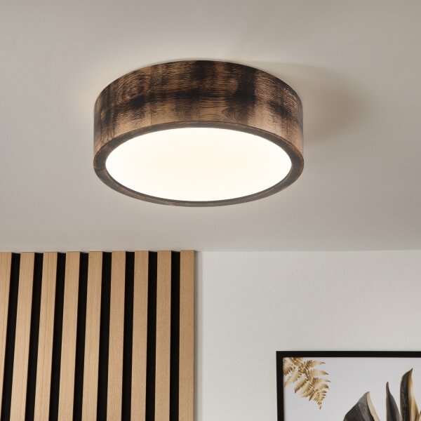 Brilagi - LED Stropné svietidlo CARVALHO SMOKEY LED/20W/230V dub pr. 27,5 cm