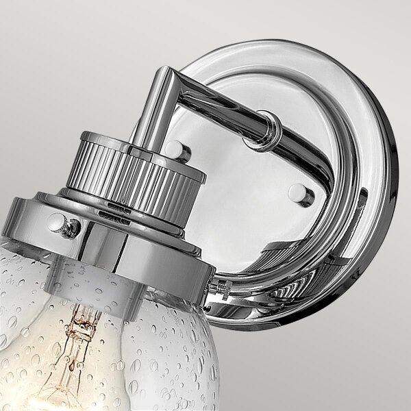 Quintiesse QN-POPPY1-PC-BATH-Kúpeľňové nástenné svietidlo POPPY 1xE27/60W/230V IP44 lesklý chróm