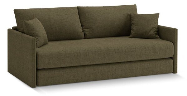 Zelená ženilková rozkladacia pohovka 209 cm Shannon – Cosmopolitan Design