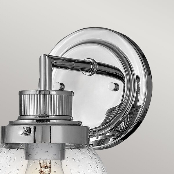 Quintiesse QN-POPPY1-PC-BATH-Kúpeľňové nástenné svietidlo POPPY 1xE27/60W/230V IP44 lesklý chróm
