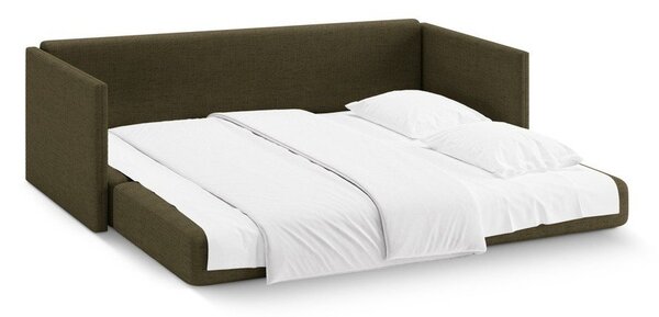 Zelená ženilková rozkladacia pohovka 209 cm Shannon – Cosmopolitan Design