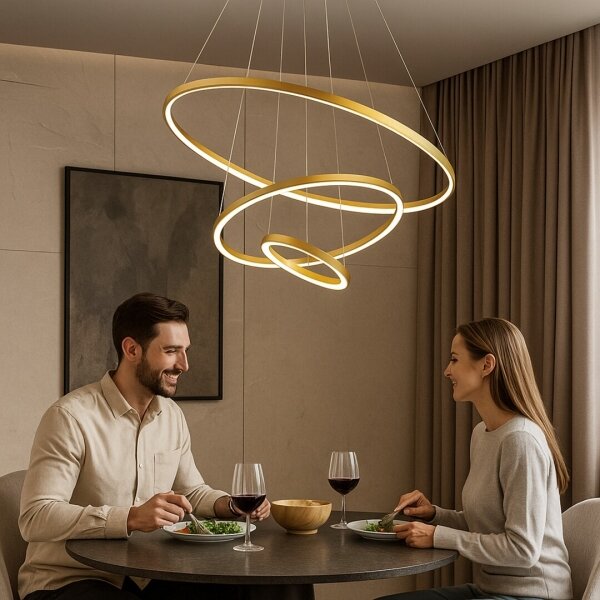 Rabalux 72349 - LED stmievateľný luster na lane BELIZA LED/90W/230V 3000-6500K+DO