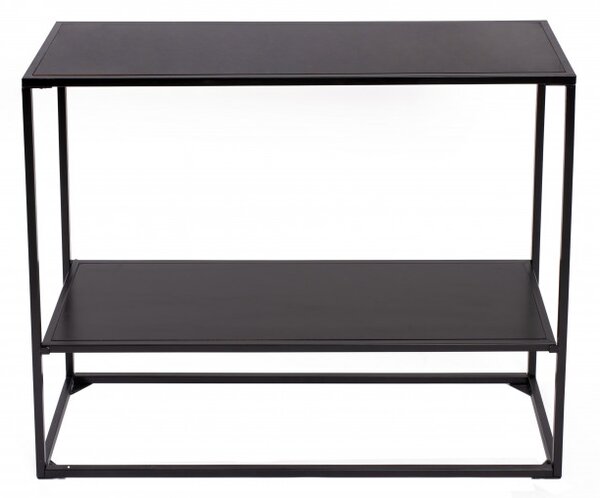 Dvojitý konzolový stolík čierny KW-PH19033B