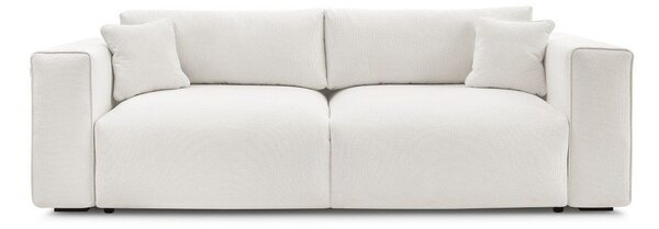 Biela rozkladacia/s úložným priestorom pohovka 265 cm Ezechiel – Bobochic Paris