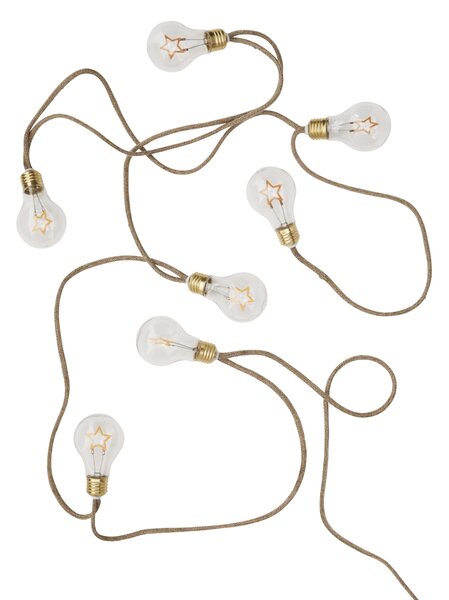 Svetelná reťaz Filament Stars – 7 žiaroviek
