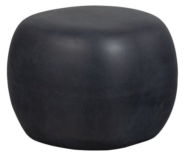 Antracitový okrúhly konferenčný stolík ø 50 cm Pebble – vtwonen