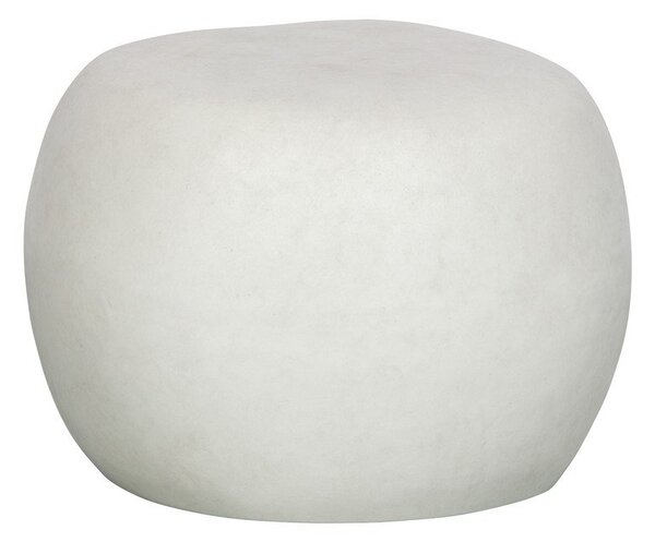 Biely okrúhly konferenčný stolík ø 50 cm Pebble – vtwonen