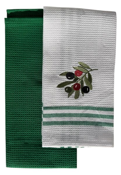 Sendia Textil Kuchynské utierky 2 Set OLIVIE