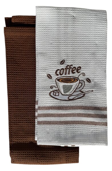 Sendia Textil Kuchynské utierky 2 Set CAFFINO
