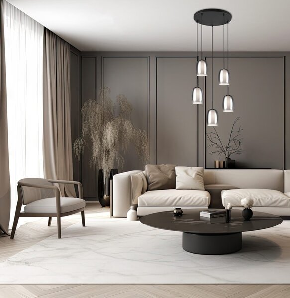 Trio SELECT T317530554 závesné stropné svietidlo BARRET E14