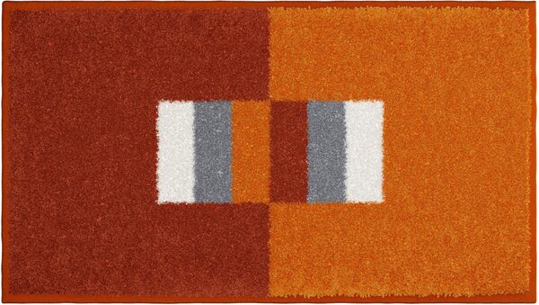 LineaDue CAPRICIO - Kúpeľňový koberec oranžový Rozmer: 65x115 cm