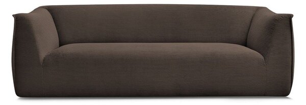 Hnedá menčestrová pohovka 242 cm Giorgia – Bobochic Paris
