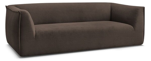 Hnedá menčestrová pohovka 242 cm Giorgia – Bobochic Paris