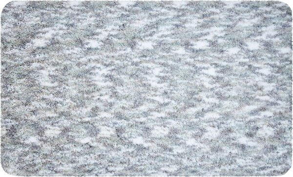 LineaDue DOTKNITE SA MA - Kúpeľňový koberček strieborný Rozmer: 50x80 cm