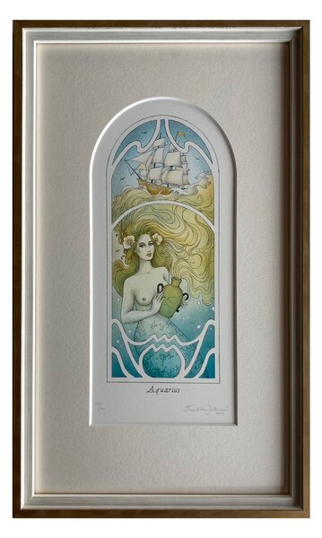 Jelenová Františka - Aquarius | 20.3x33.3