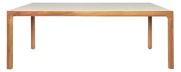 Tribu Teakový jedálenský stôl Illum, Tribu, obdĺžnikový 212x100x76 cm, rám teak, doska keramika dekor sabbia
