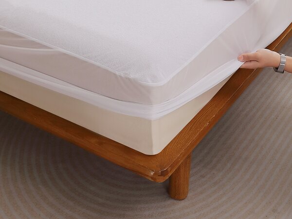 XPOSE® Froté chránič matraca Exclusive - biely 70x140 cm