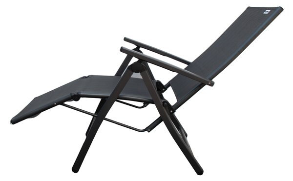 Doppler ACTIVE relaxačné záhradné kreslo antracit Doppler