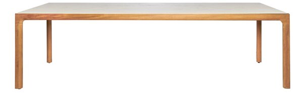 Tribu Tíkovóý jedálenský stôl Illum, Tribu, obdĺžnikový 267x100x76 cm, rám teak, doska keramika dekor linen - vzorkový stôl