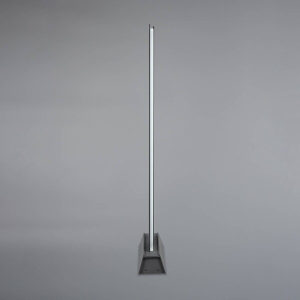 Trio Lighting chodníkové LED svetlo MARIZA, výška 100 cm, antracitová farba, kov, IP65, Čierna, Hliník, Moderný, Osvetlenie príjazdovej cesty