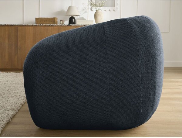 Tmavomodrá ženilková rozkladacia pohovka 228 cm Neyo – Bobochic Paris
