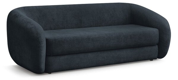 Tmavomodrá ženilková rozkladacia pohovka 228 cm Neyo – Bobochic Paris
