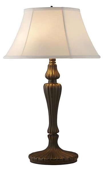 Searchlight EU46091WH - Stolná lampa AMY 1xE27/60W/230V