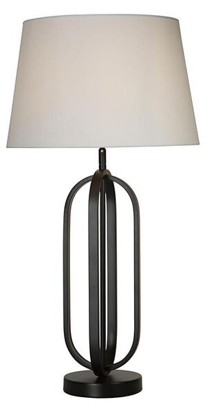Searchlight EU91101WH - Stolná lampa CHIC 1xE27/60W/230V biela