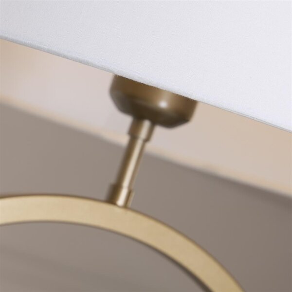 Searchlight EU93102WH - Stolná lampa ELEGANT 1xE27/60W/230V biela