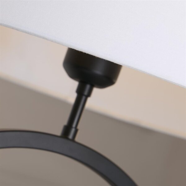 Searchlight EU93101WH - Stolová lampa ELEGANT 1xE27/60W/230V biela