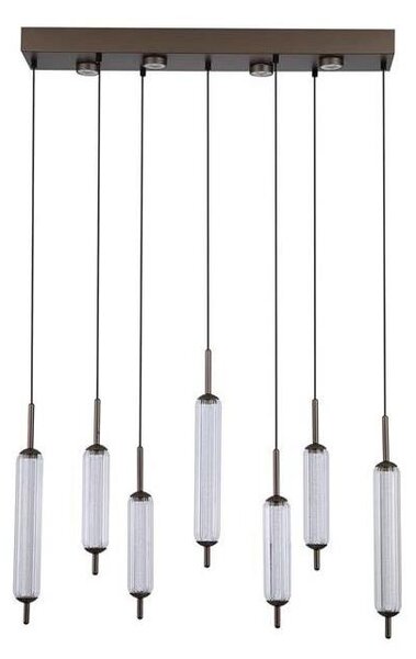 Searchlight 76210-7CL - LED stmievateľný závesný luster na lanku CATTAIL LED/33W/230V