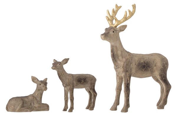Jelenček a srnky vianočná dekorácia - Tuan Deer