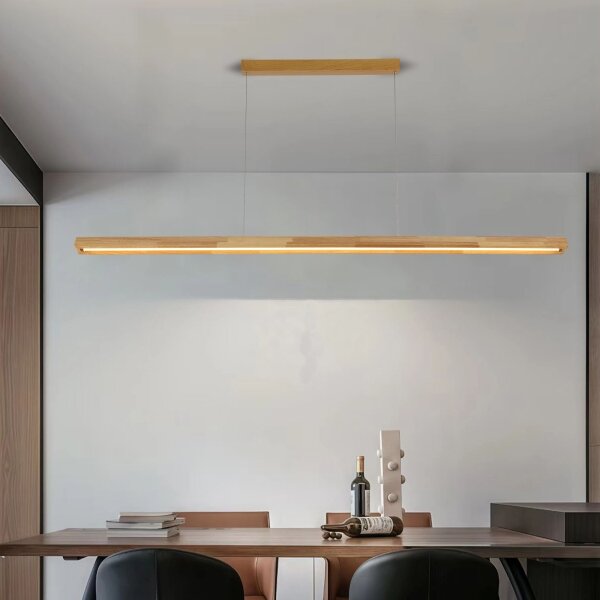 Brilagi - LED luster na lanku UMEA WOOD LED/40W/230V 150 cm drevo