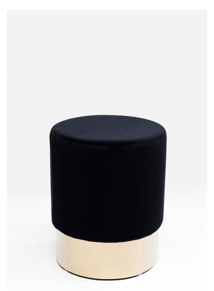 Čierna stolička Kare Design Cherry, ∅ 35 cm