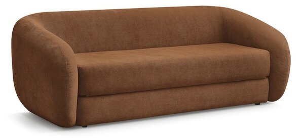 Oranžová ženilková rozkladacia pohovka 228 cm Neyo – Bobochic Paris