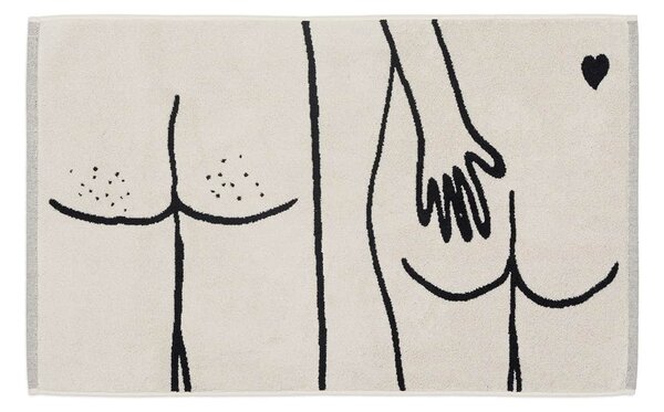 Kúpeľňová predložka Naked Couple Back 50 × 80 cm
