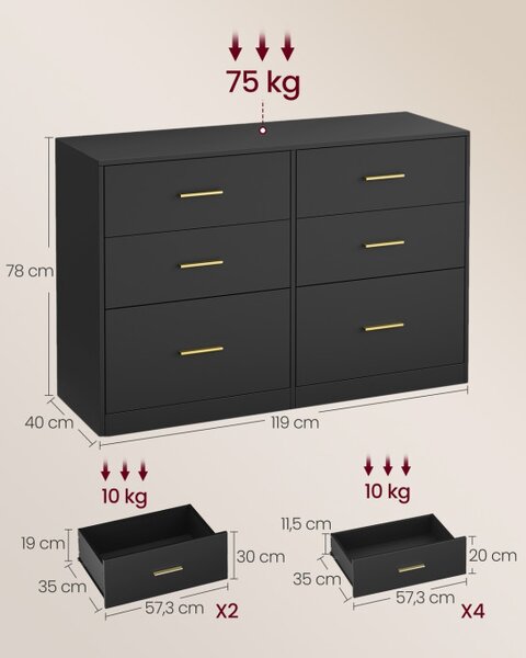 Komoda CUSTOS LTS416BC01