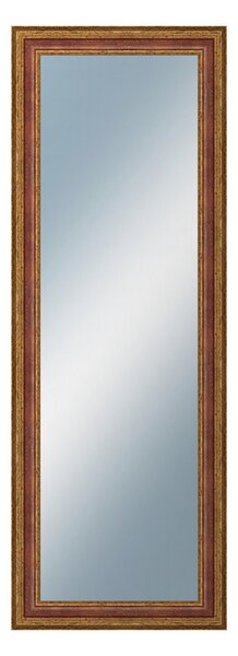DANTIK - Zrkadlo v rámu, rozmer s rámom 50x140 cm z lišty HRAD červená (3006)