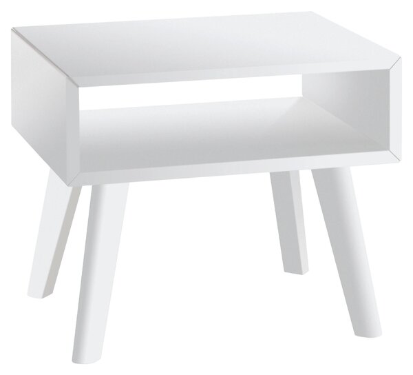 NOČNÝ STOLÍK, buk, biela, 50/42/41 cm Hasena - Online Only spálne, Online Only
