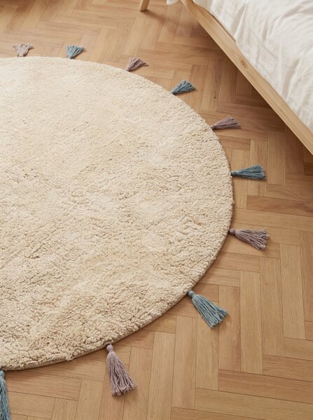 Koberec Hanse Home Snuggle Sunna krémový / viacfarebný kruh