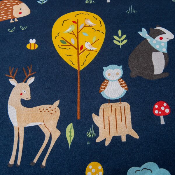 Obliečky z mikrovlákna ANIMALS modré Rozmer obliečky: 2 ks 70 x 90 cm | 200 x 220 cm