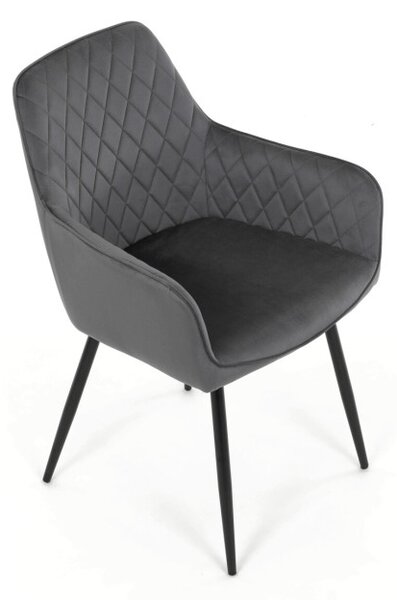 Jedálenská stolička sivá DCH-215 GREY4
